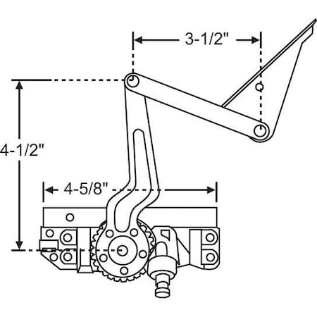 Strybuc RH Casement Operator 36-489